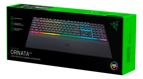 Teclado Razer Ornata V3 Mecha-membrane Us Low Profile Rgb