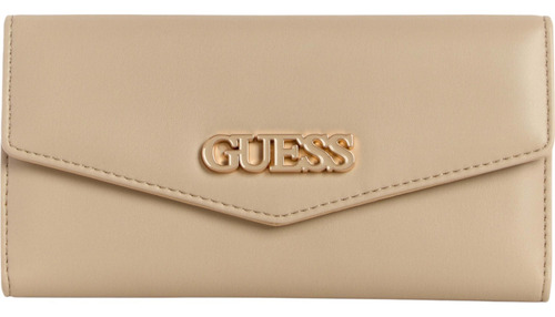 Cartera Guess Factory Lg956151-tau Acabado de los herrajes Níquel Color Marrón claro Correa de hombro Marrón claro Diseño de la tela Lisa