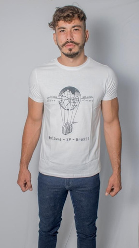 Imagem 1 de 3 de Camiseta Básica Destino De Viagem Boituva