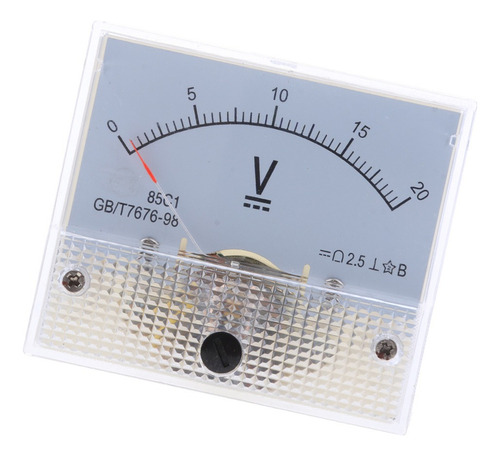 Voltímetro De Panel Analógico Dc 0-20 V