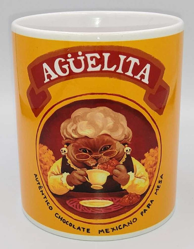 Taza De Gato Chocolate Abuelita 