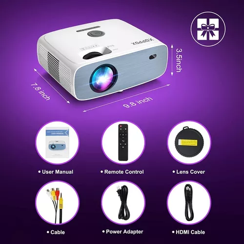 Proyector Mini Wifi 1080p Nativo 8500l Con 9500:1 Contraste