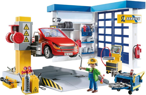 Taller De Reparación De Automóviles Playmobil 70202 153 Pzas
