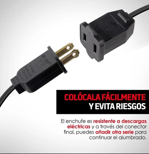 Imagen 6 de 6 de Serie De Luces Vintage De 25 Focos Para Exterior G40 E12
