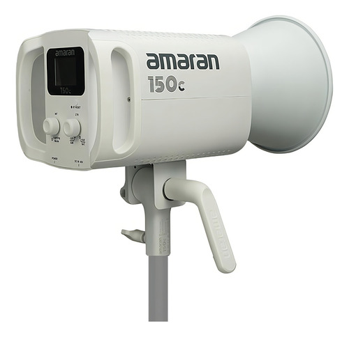 Iluminador Led Amaran 150c Rgb Luz Contínua 150w Monolight Estrutura Branco 110v/220v
