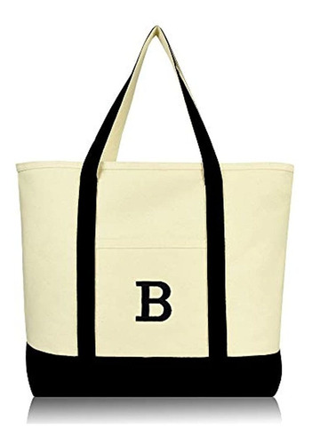 Bolsa Con Cierre Personalizable, Diseño De Letra B,