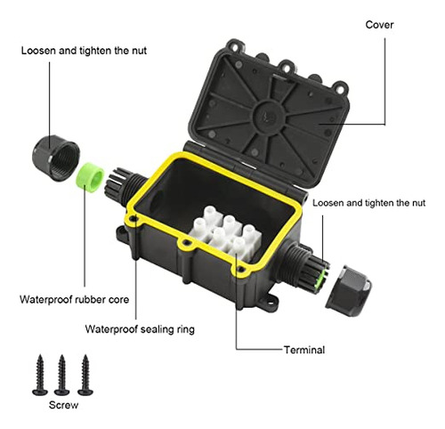 Caja De Conexiones Subterrnea Comopez 2way Ip68 Impermeable