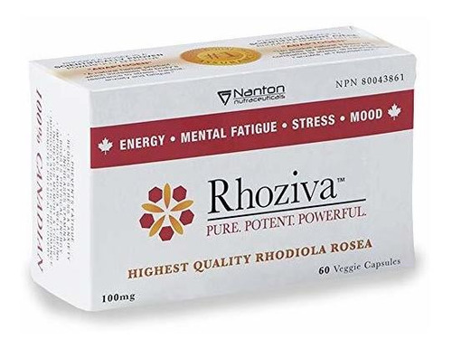 Rhodiola Rosea 100 Mg Suplemento Natural Para El Estres