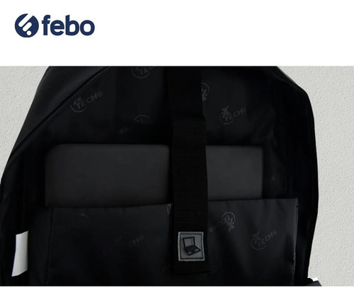 Mochila Xtech Bristol 15.6 Color Negro Xtb-222 Febo