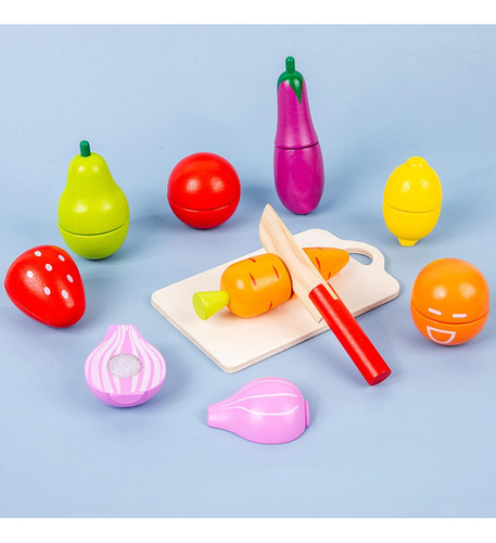 Montessori Frutas Verduras Juguetes Juego De Rol Para Niños