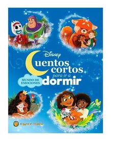 Libro Disney Cuentos Cortos Para Ir A Dormir. Mundo De Emoc