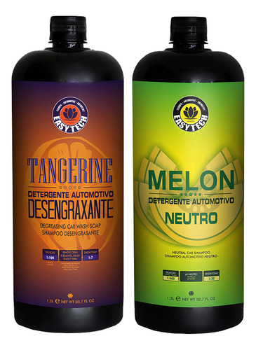 Shampoo Automotivo Desengraxantetangerine Neutro Melon 1,5l
