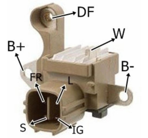 Regulador Alternador Toyota Lexus Hilux 2007 Ik5148