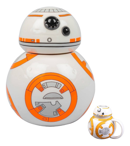 Taza Bb-8 Star Wars Cerámica Original Coleccionable Androide