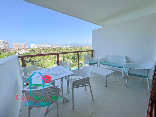 Cad La Isla Fiji S6. Depa En Reconocido Condominio De Playa. Con Terraza Y Vista A Las Albercas