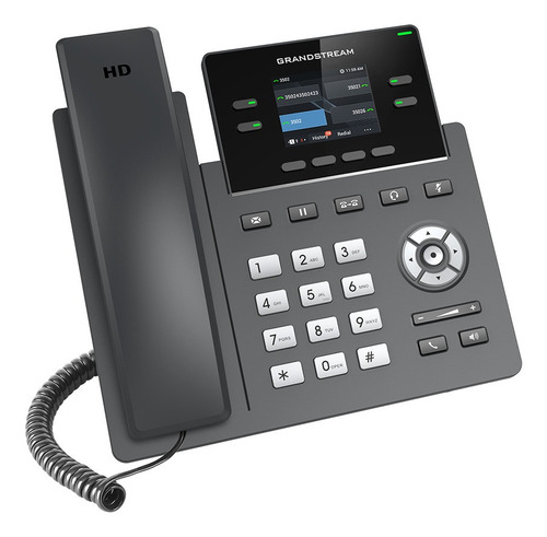 Teléfono Ip Grado Operador, 4 Líneas Sip Con 2 Cuentas