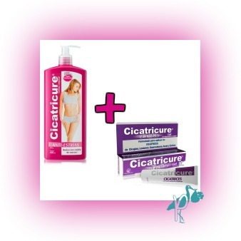 Cicatricure Crema Corporal Antiestrias +gel Cicatrices 