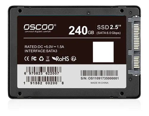 DISCO SOLIDO 240GB OSSCO-GOLDEMN
