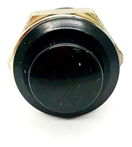 1x Chave Push Button Tipo Start- Bujão R13-507 Preto