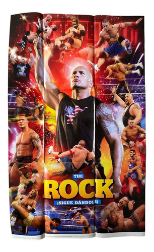 Poster De The Rock Wwe Magazine Dwayne Johnson 91cms X 54cms