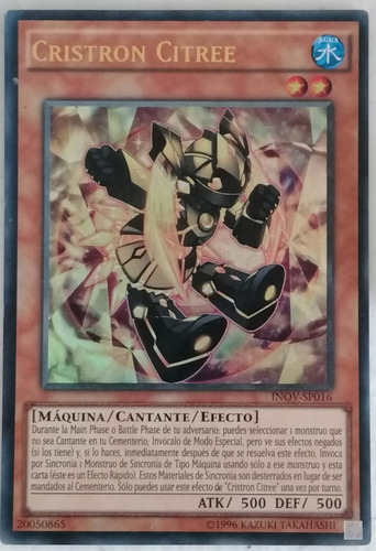 Yugioh! Cristron Citree Inov-sp016 