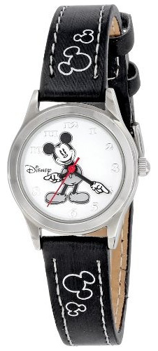 Reloj Disneys Mk1006 Mickey Mouse Esfera Blanca Correa Negra
