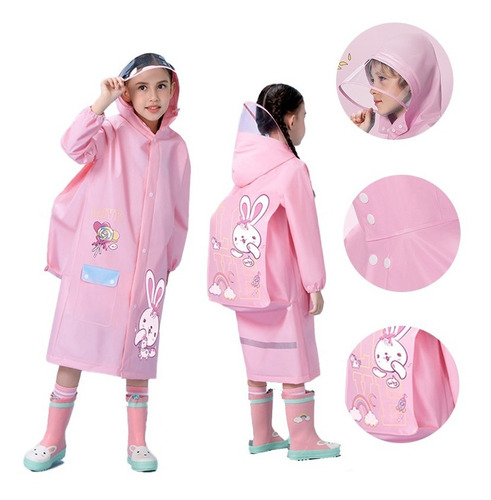 Impermeable Y Ponchos, Niños Pequeños, Fácil De Llevar