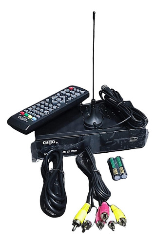 Decodificador Caja Tdt Receptor Tv Digital Hd Control Antena