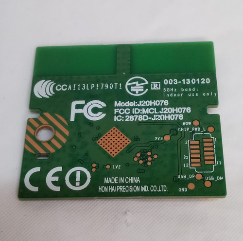 Modulo Wifi Tv Sony Xbr-55x855b J20h076 Nk1070 (Usado)
