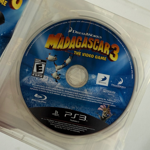 Madagascar 3 Ps3 Midia Fisica Semi Novo (Recondicionado)