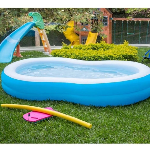 Alberca Inflable Familiar 2.62 Metros Facil De Inflar Nueva