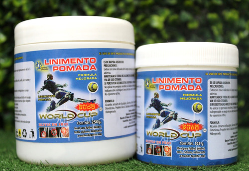 Linimento Pomada 125-250gr Deportes Calentamiento Muscular