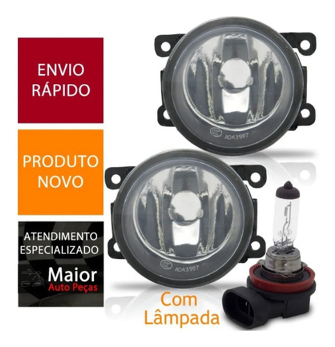 Par Farol Neblina Ford Focus 2014 2015 Com Lampada