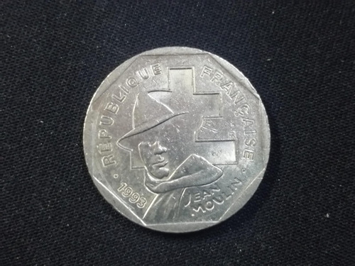 Moneda 2 Francos 1993 Jean Moulin