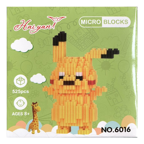 Rompecabezas 3d Mini Magic Blocks Bloques Armables Pikachu