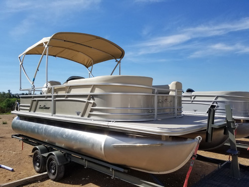 Pontoon Catamaran Lancha Sunchaser M. In Usa Geneva 20ds Crs