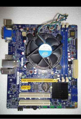 Combo Pc Tarjeta Madre Foxconn Intel I3 4gb Ram