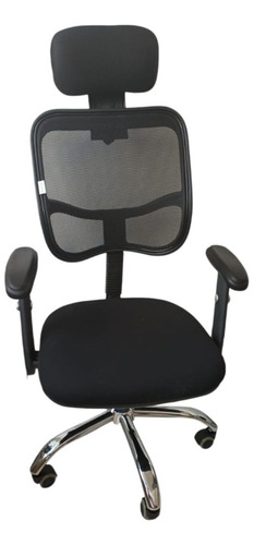 Imagen 2 de 6 de Silla De Oficina Ejecutiva Redentor Ar3 Color Negro