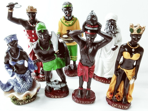 7 Potencias Africanas Orishas Individuales En Alabastro 