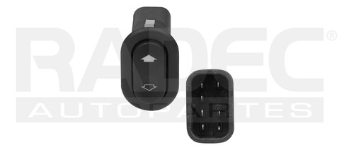 Control Cristal Ford Fiesta 2003 - 2010 Negro 6 Pin Calidad