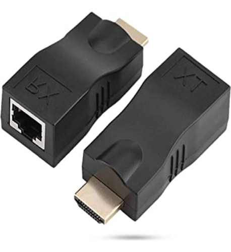 Adaptador Conversor Hdmi Rj45 Extensor 4k Lan Par Ethernet