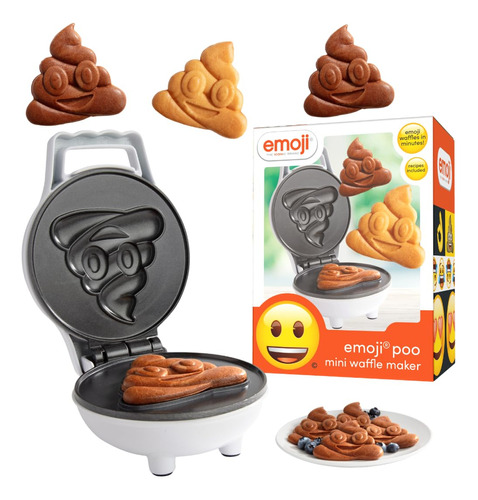 Emoji Poop - Mini Waflera  Haz Que El Desayuno Sea Divertid