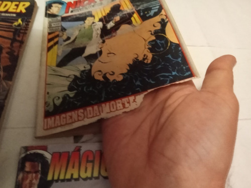 Lote 4 Gibis - Nick Raider / Tex / Mágico Vento - Mythos (Usado)