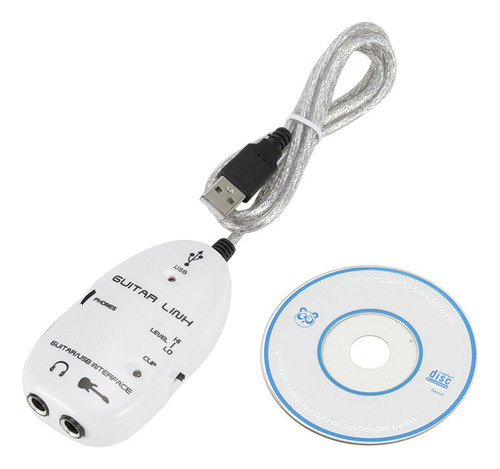 / Adaptador De Interfaz De Guitarra A Usb Para Grabación En