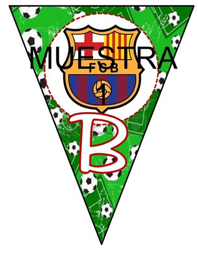 Banderines Barcelona Futbol