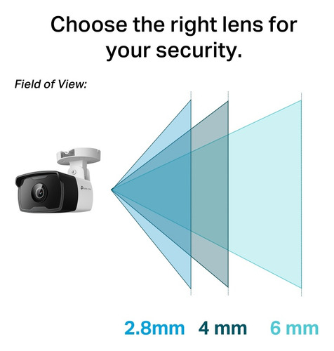Camara Bullet Tp-link Poe 4mp 4mm 3d Alarma Vigi C340i Acme