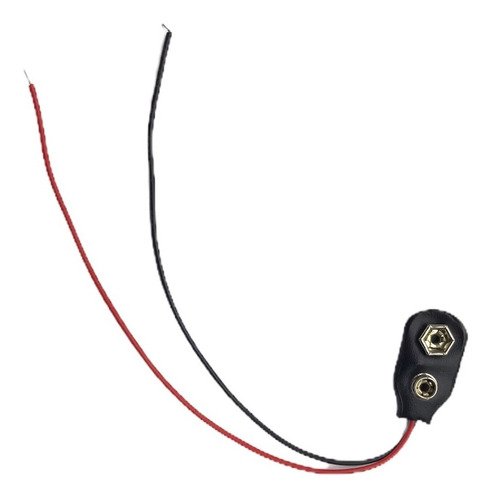 10 Unidades Clip Conector Bateria 9v Broche 9 V Electronica