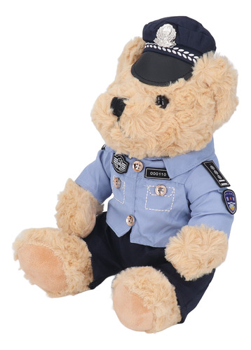 Polush Officer Toy Bear, Desenho Animado, Peludo, Urso De Tr