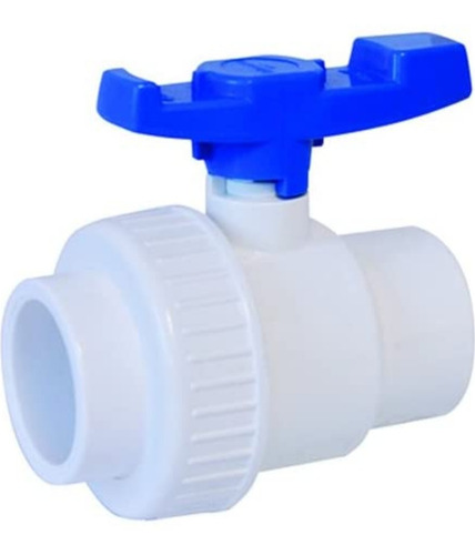 Válvula Bola Unión Sencilla 3 Pvc Cem. C-40 Tecnoplastic