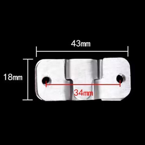 A, 10x Soporte Montaje Empotrado Gancho For Colgar Pequeño